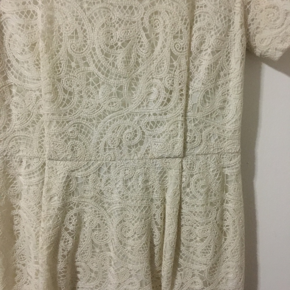 Cream Lace Dress